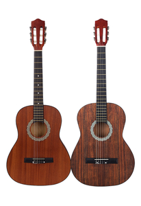 Ucuz Tam Boy Ceviz Klasik Gitarlar 30-39 inç Mat kaplama (AC008L)