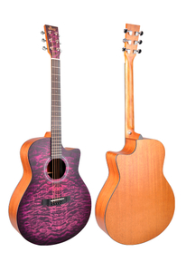 41 İnç Daha Fazla Renkli Kesit Katı Yolluk Üstü Akustik Gitar ( AFM17DTC-GA)